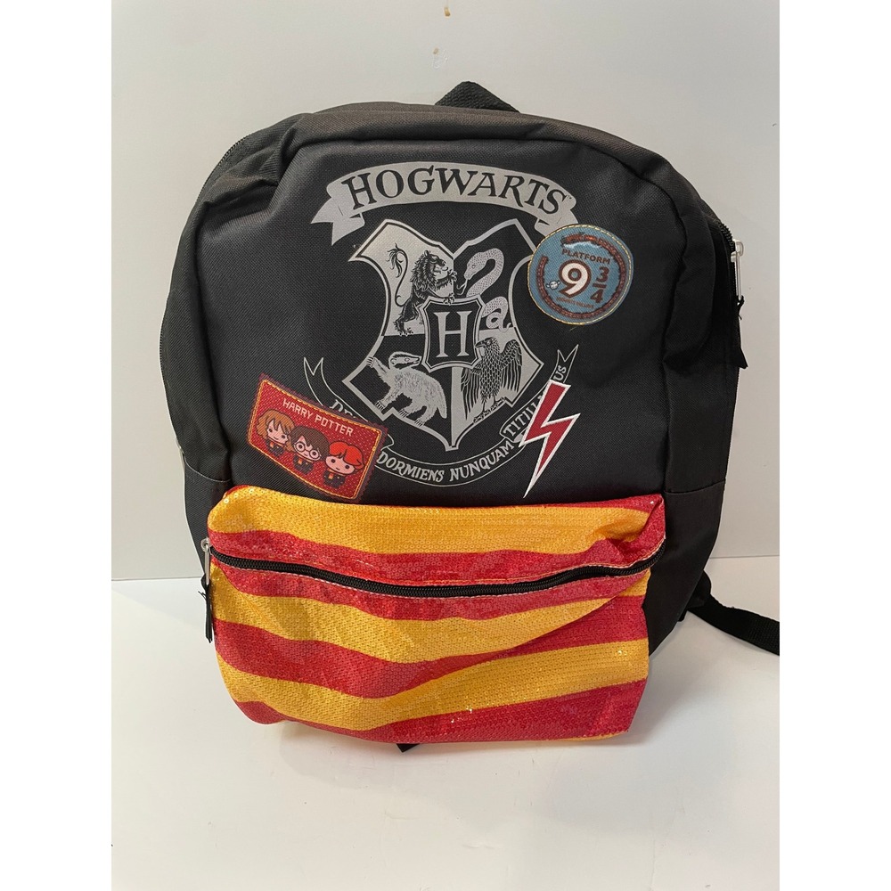 Harry Potter Hogwarts Backpack Platform 9 3/4 Gryffindor School Bag